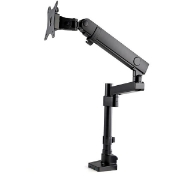 Picture of StarTech.com Desk Mount Monitor Arm with 2x USB 3.0 ports - Pole Mount Full Motion Single Arm Monitor Mount for up to 34" VESA Display - Ergonomic Articulating Arm - Desk Clamp/Grommet