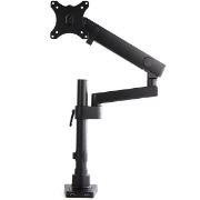Picture of StarTech.com Desk Mount Monitor Arm with 2x USB 3.0 ports - Pole Mount Full Motion Single Arm Monitor Mount for up to 34" VESA Display - Ergonomic Articulating Arm - Desk Clamp/Grommet