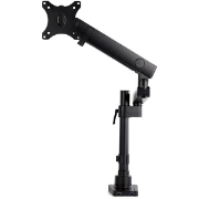 Picture of StarTech.com Desk Mount Monitor Arm with 2x USB 3.0 ports - Pole Mount Full Motion Single Arm Monitor Mount for up to 34" VESA Display - Ergonomic Articulating Arm - Desk Clamp/Grommet