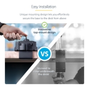 Picture of StarTech.com Desk Mount Monitor Arm with 2x USB 3.0 ports - Pole Mount Full Motion Single Arm Monitor Mount for up to 34" VESA Display - Ergonomic Articulating Arm - Desk Clamp/Grommet