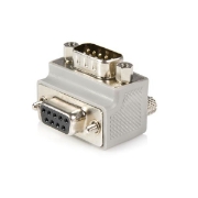 Picture of StarTech.com Right Angle DB9 to DB9 Serial Cable Adapter Type 1 - M/F