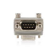 Picture of StarTech.com Right Angle DB9 to DB9 Serial Cable Adapter Type 1 - M/F
