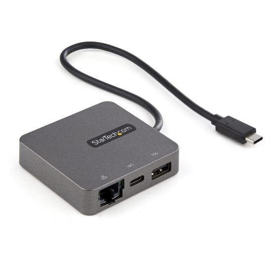 Image de StarTech.com Adaptateur mulitport USB-C - Câble intégré de 29 cm - USB 3.1 Gen 2 - 10 Gbps - HDMI et VGA