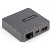 Image de StarTech.com Adaptateur mulitport USB-C - Câble intégré de 29 cm - USB 3.1 Gen 2 - 10 Gbps - HDMI et VGA