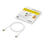 Picture of StarTech.com 3ft (1m) Premium Certified HDMI 2.0 Cable with Ethernet - Durable High Speed UHD 4K 60Hz HDR - Rugged M/M HDMI Cord with Aramid Fiber - TPE - Ultra HD Monitors, TVs & Displays