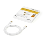 Picture of StarTech.com 6ft (2m) Premium Certified HDMI 2.0 Cable with Ethernet - Durable High Speed UHD 4K 60Hz HDR - Rugged M/M HDMI Cord with Aramid Fiber - TPE - Ultra HD Monitors, TVs & Displays