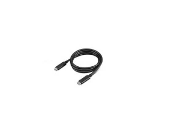 Picture of Lenovo 4X90U90619 USB cable USB 3.2 Gen 2 (3.1 Gen 2) 1 m USB C Black