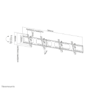 Picture of Neomounts NS-WMB200BLACK Menuboard wall mount 40-52" - tiltable