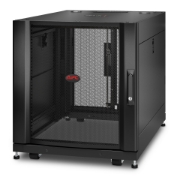 Picture of APC NetShelter SX, Server Rack Enclosure, 12U, Black, 658H x 600W x 900D mm