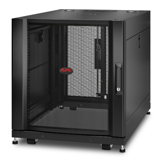 Picture of APC NetShelter SX, Server Rack Enclosure, 12U, Black, 658H x 600W x 900D mm