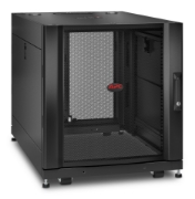 Picture of APC NetShelter SX, Server Rack Enclosure, 12U, Black, 658H x 600W x 900D mm