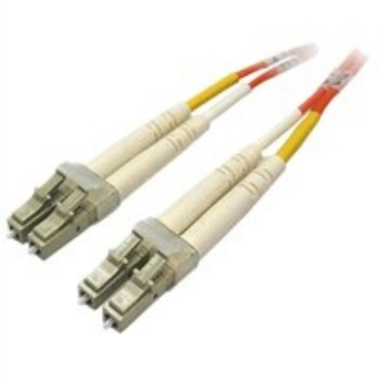Picture of DELL 8J943 InfiniBand/fibre optic cable 2 m LC Orange, Yellow