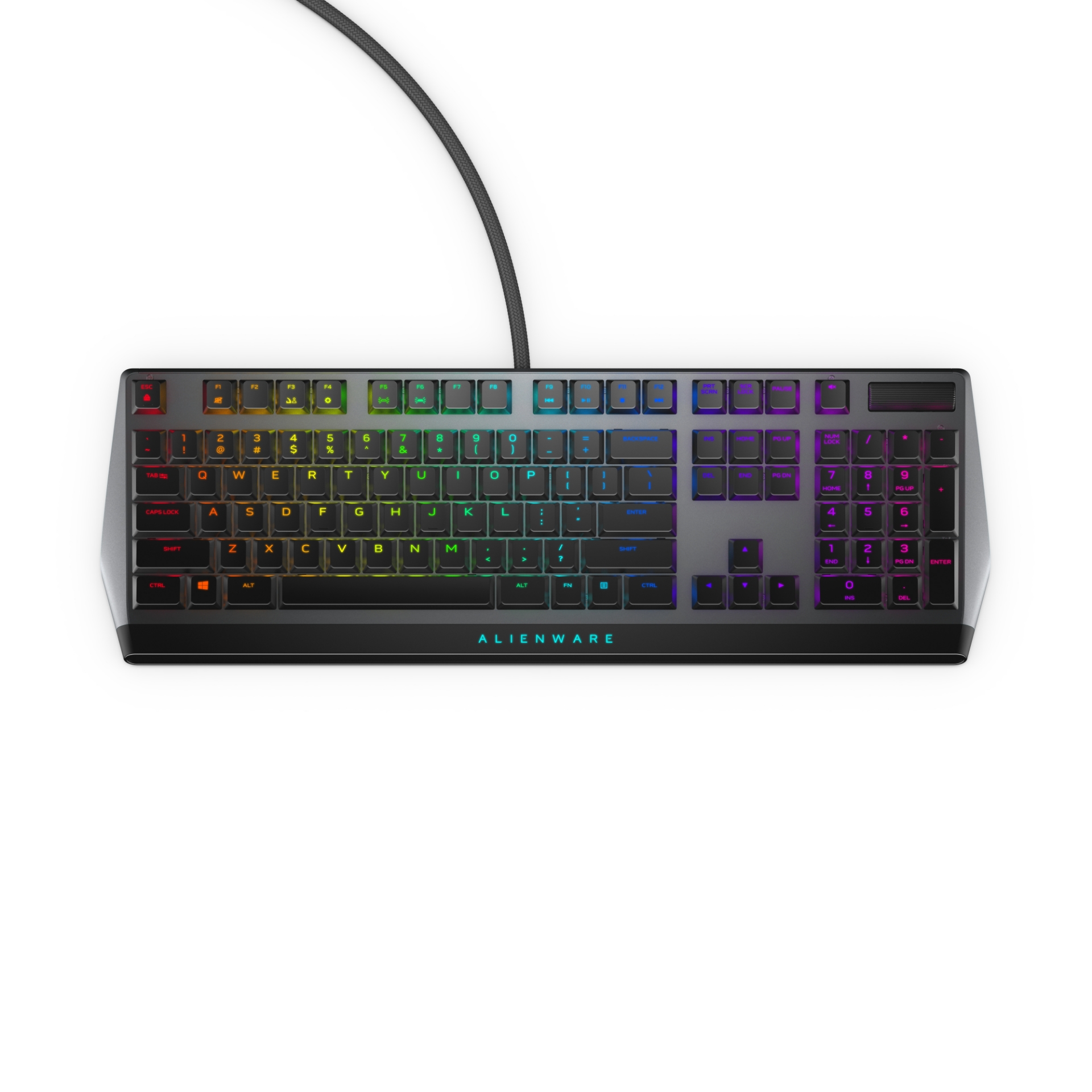 Alienware AW510K keyboard Gaming USB Black, Grey - Zondox