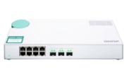 Picture of QNAP QSW-308S network switch Unmanaged Gigabit Ethernet (10/100/1000) White