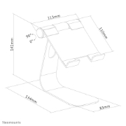 Picture of Neomounts DS15-050SL1 Tablet stand up to 11" - foldable - universal