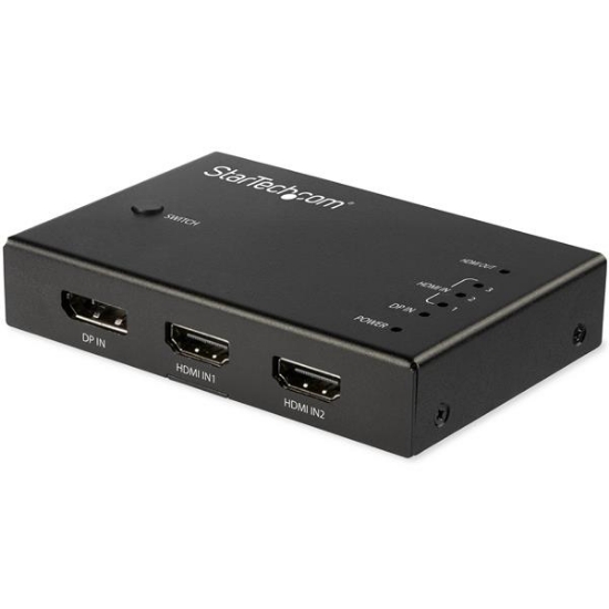 Picture of StarTech.com 4-Port HDMI Video Switch - 3x HDMI and 1x DisplayPort - 4K 60Hz