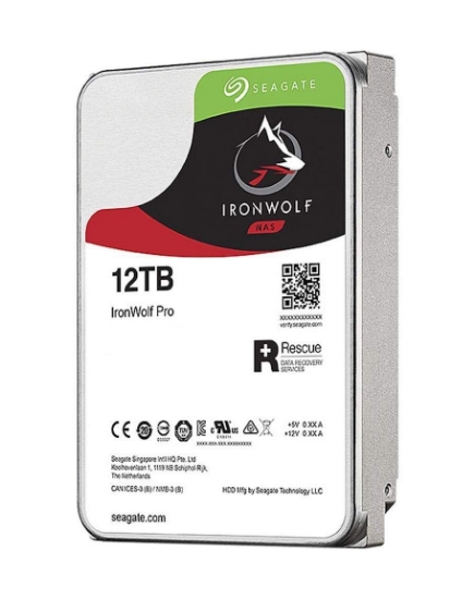 Picture of Seagate IronWolf Pro ST12000NEA008 internal hard drive 12 TB 7200 RPM 256 MB 3.5" Serial ATA III