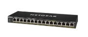 Picture of NETGEAR GS316PP Unmanaged Gigabit Ethernet (10/100/1000) Power over Ethernet (PoE) Black