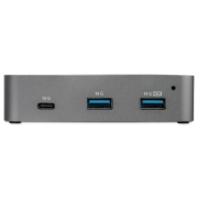 Picture of StarTech.com ~3 Port USB C 3.2 Gen 2 Hub with Ethernet Adapter - 10Gbps USB Type C to 2x USB-A & 1x USB-C Ports - USB Hub w/ BC 1.2 Phone Fast Charging - Superspeed 10Gbps USB C Hub