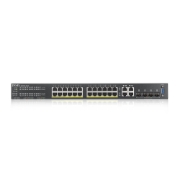 Picture of Zyxel GS2220-28HP-EU0101F network switch Managed L2 Gigabit Ethernet (10/100/1000) Power over Ethernet (PoE) Black