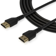Picture of StarTech.com 6ft (2m) Premium Certified HDMI 2.0 Cable with Ethernet - Durable High Speed UHD 4K 60Hz HDR - Rugged M/M HDMI Cord with Aramid Fiber - TPE - Ultra HD Monitors, TVs & Displays