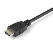 Picture of StarTech.com 2 Port HDMI KVM Switch - 4K 60Hz - Compact Dual Port UHD/Ultra HD USB Desktop KVM Switch w/Integrated 4ft Cables & Audio - Bus Powered & Remote Switching - MacBook ThinkPad