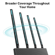 Picture of TP-Link Archer C80 wireless router Gigabit Ethernet Dual-band (2.4 GHz / 5 GHz) Black