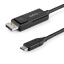 Picture of StarTech.com 6ft (2m) USB C to DisplayPort 1.2 Cable 4K 60Hz - Bidirectional DP to USB-C or USB-C to DP Reversible Video Adapter Cable - HBR2/HDR - USB Type C/TB3 Monitor Cable