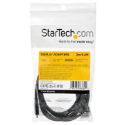 Picture of StarTech.com 6ft (2m) USB C to DisplayPort 1.2 Cable 4K 60Hz - Bidirectional DP to USB-C or USB-C to DP Reversible Video Adapter Cable - HBR2/HDR - USB Type C/TB3 Monitor Cable
