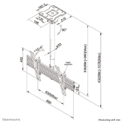 Picture of Neomounts Pro monitor ceiling mount