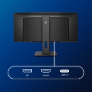 Picture of Philips B Line 346B1C/00 computer monitor 86.4 cm (34") 3440 x 1440 pixels Quad HD LCD Black