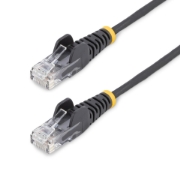 Picture of StarTech.com 0.5 m CAT6 Cable - Slim - Snagless RJ45 Connectors - Black