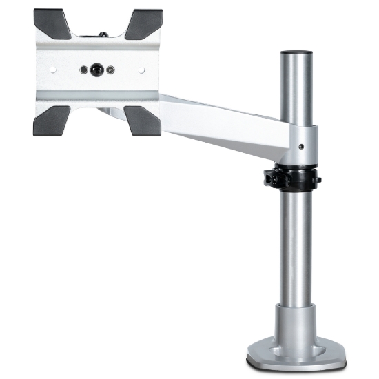 Picture of StarTech.com Desk Mount Monitor Arm - VESA or Apple iMac/Thunderbolt or Ultrawide Display up to 14kg - Articulating Height Adjustable Single Desktop Monitor Pole Mount - Clamp/Grommet