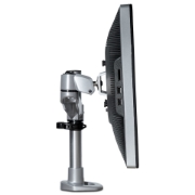 Picture of StarTech.com Desk Mount Monitor Arm - VESA or Apple iMac/Thunderbolt or Ultrawide Display up to 14kg - Articulating Height Adjustable Single Desktop Monitor Pole Mount - Clamp/Grommet