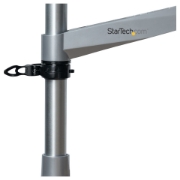Picture of StarTech.com Desk Mount Monitor Arm - VESA or Apple iMac/Thunderbolt or Ultrawide Display up to 14kg - Articulating Height Adjustable Single Desktop Monitor Pole Mount - Clamp/Grommet