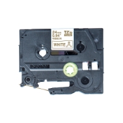 Picture of Brother TZE-R254 label-making tape Gold on white