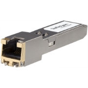 Picture of StarTech.com HPE JL563A Compatible SFP+ Module - 10GBASE-T - SFP to RJ45 Cat6/Cat5e - 10GE Gigabit Ethernet SFP+ - RJ-45 30m - HPE 8320, 8325-48Y8