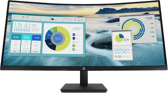 Picture of HP P34hc G4 WQHD USB-C Curved Monitor