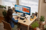 Picture of HP P34hc G4 WQHD USB-C Curved Monitor