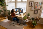 Picture of HP P34hc G4 WQHD USB-C Curved Monitor