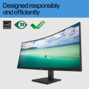 Picture of HP P34hc G4 WQHD USB-C Curved Monitor