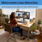 Picture of HP P34hc G4 WQHD USB-C Curved Monitor
