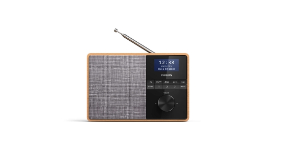 Picture of Philips TAR5505/10 radio Portable Digital Black, Grey, Wood