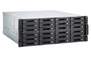Picture of QNAP TS-h2483XU-RP NAS Rack (4U) Intel Xeon E E-2236 128 GB DDR4 0 TB QuTS hero Black