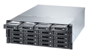 Picture of QNAP TS-h2483XU-RP NAS Rack (4U) Intel Xeon E E-2236 128 GB DDR4 0 TB QuTS hero Black