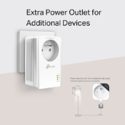Picture of TP-Link TL-PA7017PKIT(FR) 1000 Mbit/s Ethernet LAN White 2 pc(s)