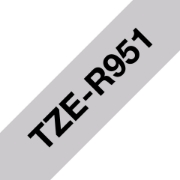 Picture of Brother TZE-R951 label-making tape Black on silver