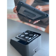 Picture of Compulocks Universal Tablet Magnetic AV Conference Room Capsule with Cable Lock Black