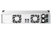 Picture of QNAP TS-1273AU-RP-8G NAS/storage server Rack (2U) Ryzen Embedded V1500B 8 GB DDR4 0 TB QNAP QTS Aluminium, Black