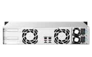 Picture of QNAP TS-1273AU-RP-8G NAS/storage server Rack (2U) Ryzen Embedded V1500B 8 GB DDR4 0 TB QNAP QTS Aluminium, Black